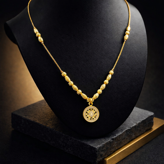 Sunflower Micro Gold Chain