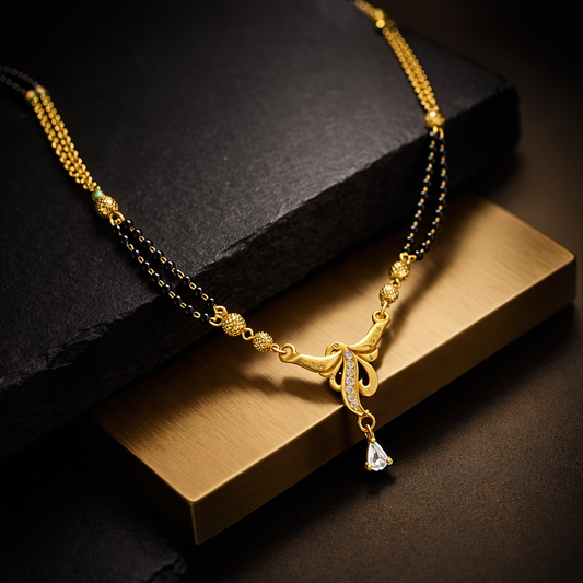 Grace Drop Micro Gold Mangalsutra
