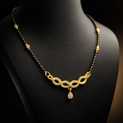 Infinity Drop Micro Gold Mangalsutra