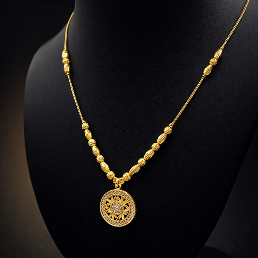 Sunflower Micro Gold Chain