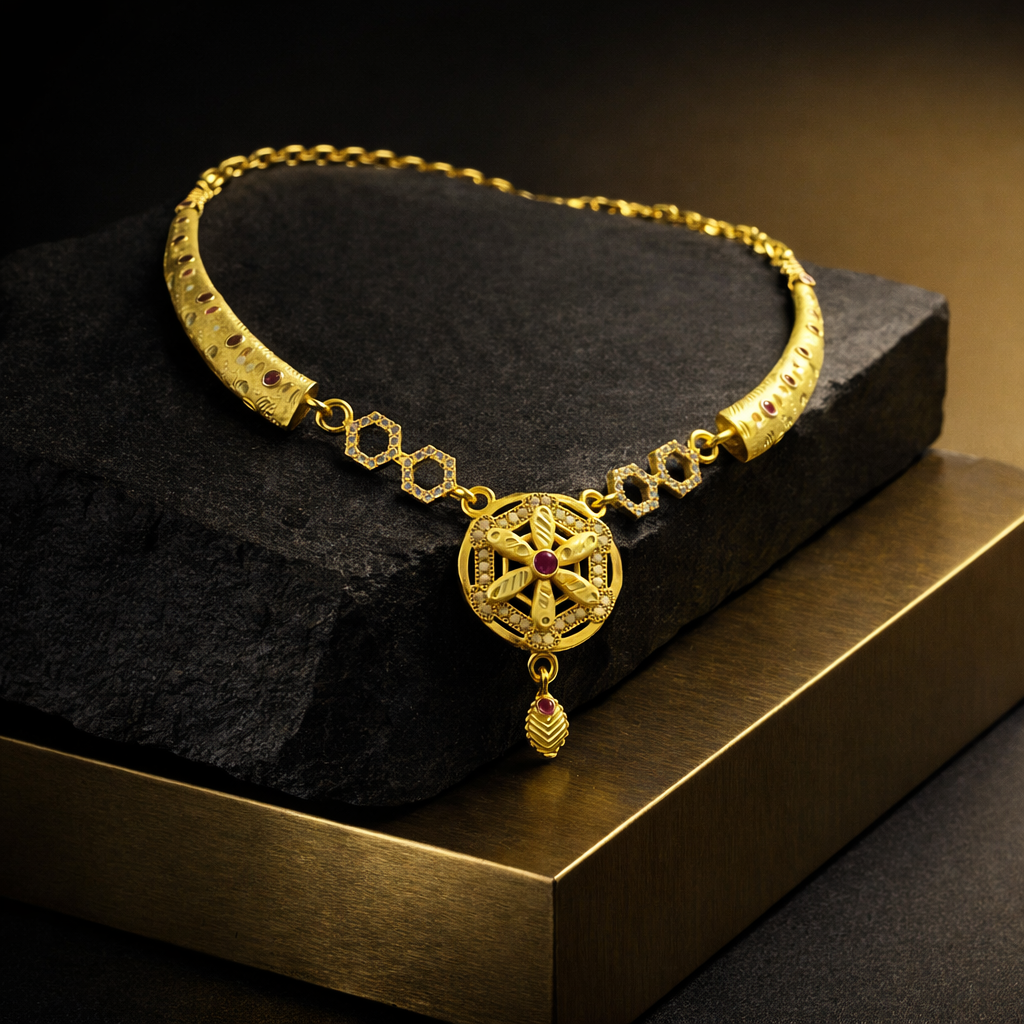 Micro Gold Heritage Necklace
