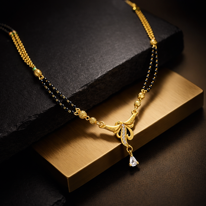 Grace Drop Micro Gold Mangalsutra