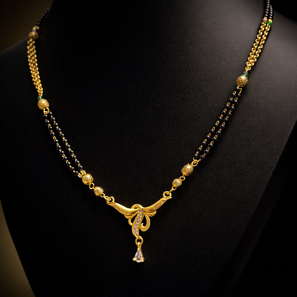 Grace Drop Micro Gold Mangalsutra