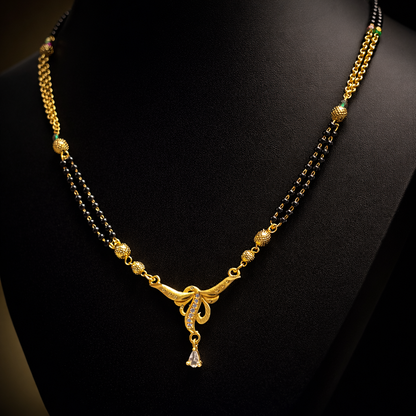 Grace Drop Micro Gold Mangalsutra