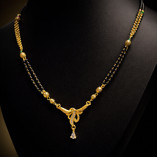 Grace Drop Micro Gold Mangalsutra